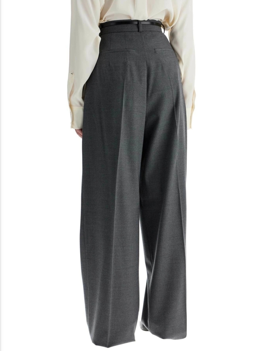 Sportmax Kiens12 Oversized Tailored Over Pants NWT Wide-Leg Statement Trousers 8 - Picture 3 of 16